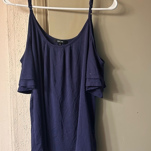 Miss me size m cold shoulder top - Picture 1 of 3